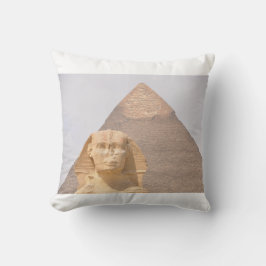Cojín Decorativo Pirámides esfinges Antigüedad Egipto Khufu Pharoah