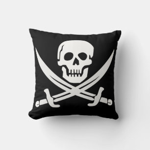 COJÍN DECORATIVO PIRATA DE PIRATAS PIRATAS DE CROSSBONES