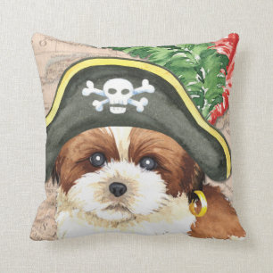 Cojín Decorativo Pirata de Shih Tzu