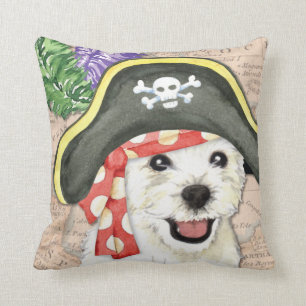 Cojín Decorativo Pirata de Westie