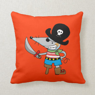 Cojín Decorativo pirata del dibujo animado