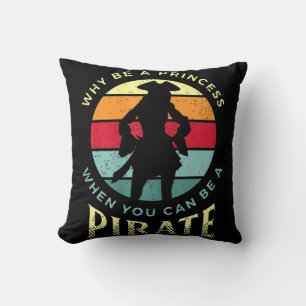 Cojín Decorativo Pirata Libre Que Dice Por Un Amante De Un Caribeño