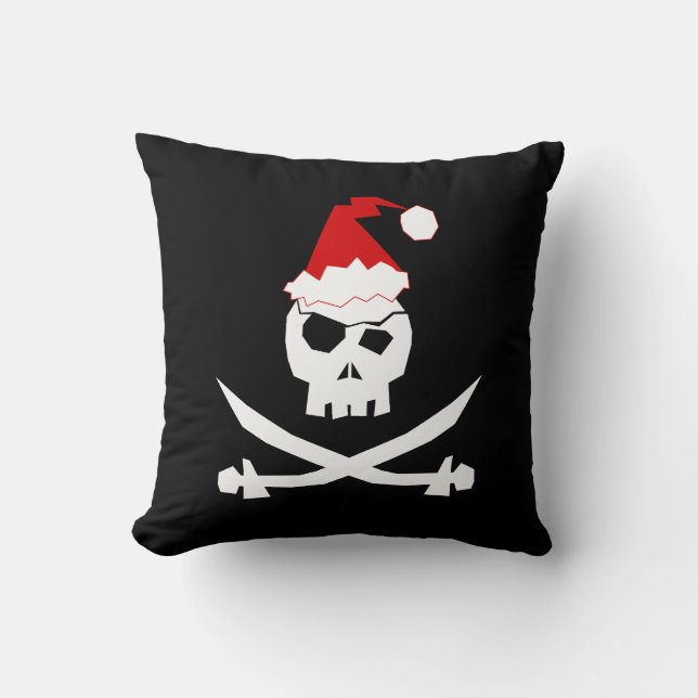 Cojín Decorativo Pirata Santa (Anverso)