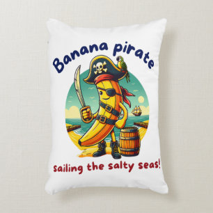 Cojín Decorativo Pirate Banana Adventure by the Sea