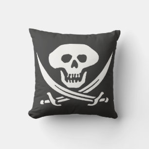 Cojín Decorativo Pirate Jolly Roger Skull