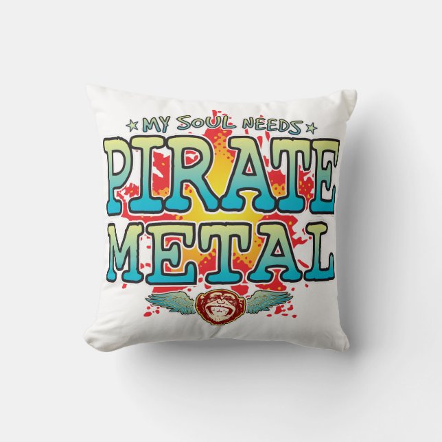 Cojín Decorativo Pirate Metalizado Soul Cushion (Anverso)