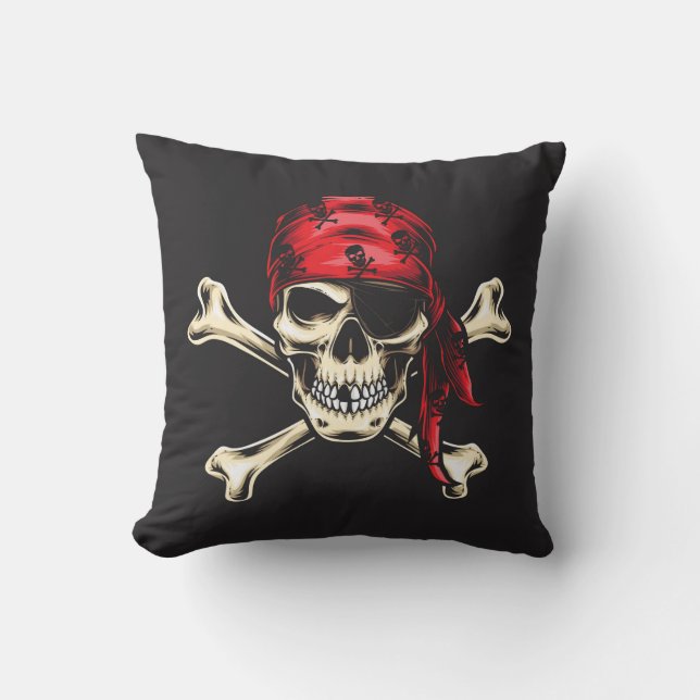 Cojín Decorativo Pirate Skull (Anverso)