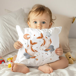 Cojín Decorativo Pisces Baby Zodiac Nursera Pillow