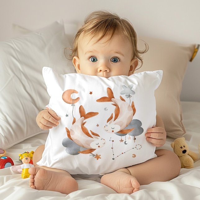 Cojín Decorativo Pisces Baby Zodiac Nursera Pillow (Subido por el creador)