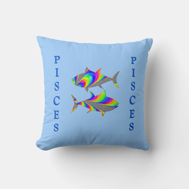 Cojín Decorativo Pisces Fish Zodiac Mojo Pillow (Anverso)