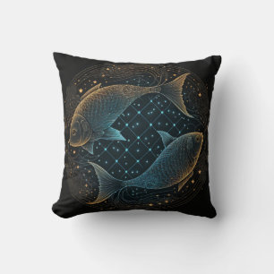 Cojín Decorativo Pisces Zodiac Pillow Astrológico