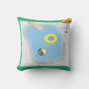 Cojín Decorativo Piscina