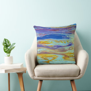 Cojín Decorativo Piscina Yellowstone Lava Swirls