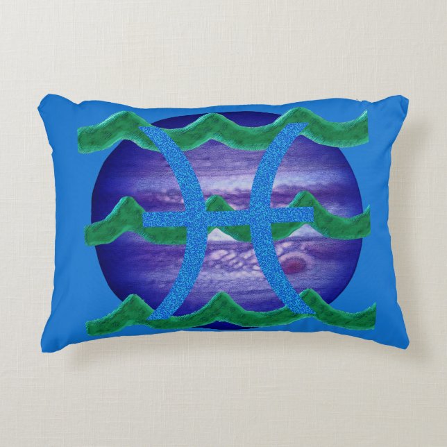 Cojín Decorativo Piscis (Anverso)