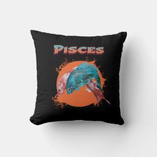 Cojín Decorativo Piscis Pez Zodíaco Horóscopo Signo de Astrología d