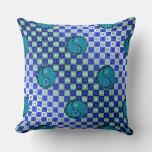 Cojín Decorativo Piscis y Buey de Agua