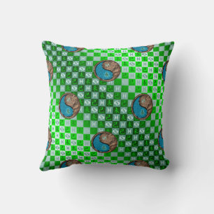 Cojín Decorativo Piscis y Cabra de Tierra