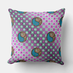 Cojín Decorativo Piscis y Gallo de Tierra