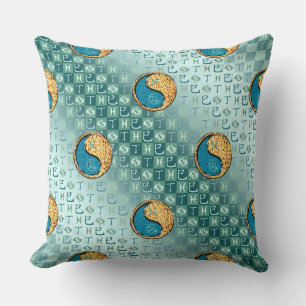 Cojín Decorativo Piscis y Serpiente de Fuego