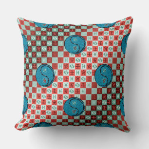 Cojín Decorativo Piscis y Tigre de Agua