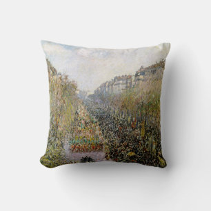 Cojín Decorativo Pissarro - Boulevard Montmartre, Martes de Carnava