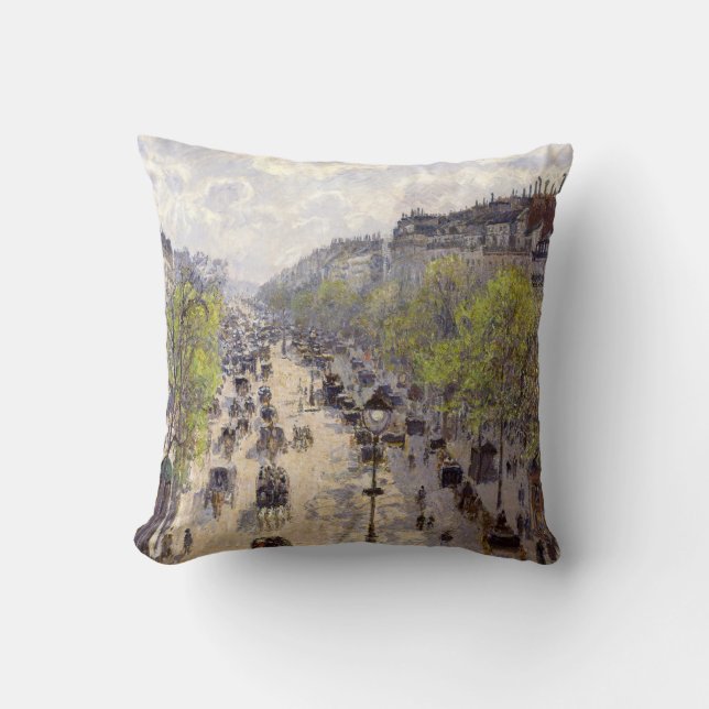 Cojín Decorativo Pissarro - Boulevard Montmartre, primavera (Anverso)