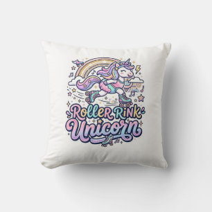 Cojín Decorativo Pista de patinaje Unicornio Unicornio Pegatina vec