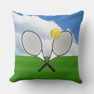 Cojín Decorativo Pista de tenis y carritos de TENIS