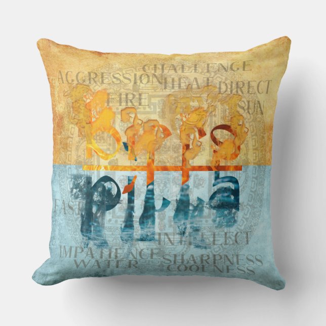Cojín Decorativo PITTA DOSHA - Pillow (Anverso)