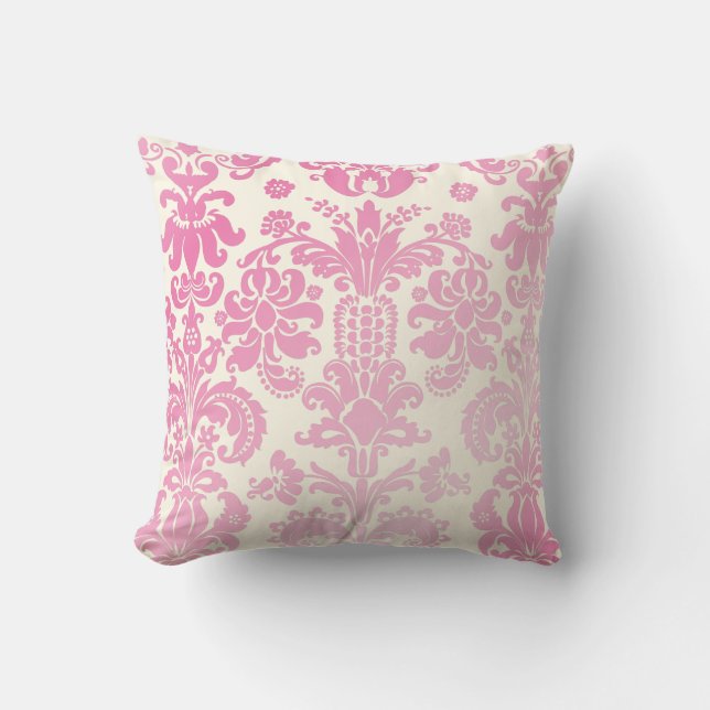 Cojín Decorativo PixDezines isabella damask/diy Background (Anverso)