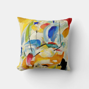 Cojín Decorativo PixDezines Kandinsky 1913 Batalla Naval Improv 31