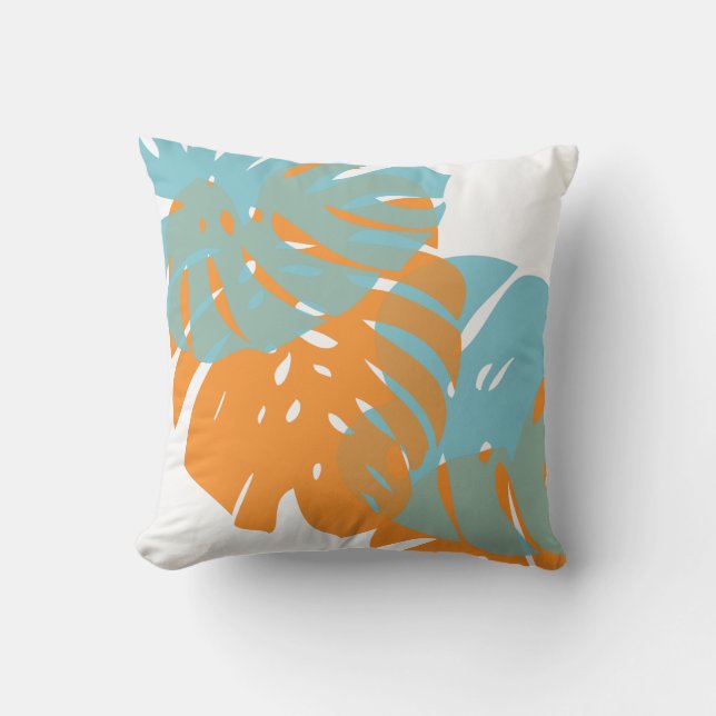 Cojín Decorativo PixDezines monstera/diy fondo (Anverso)