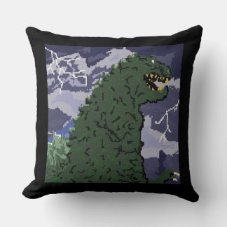 Cojín decorativo Pixel Art Kaiju