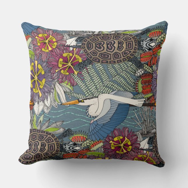 Cojín Decorativo pizarra azul marrón NC (Anverso)