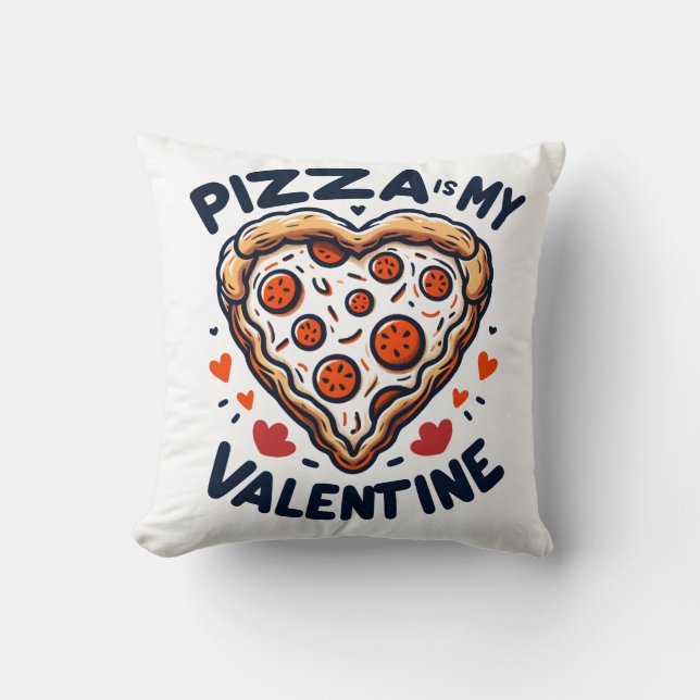 Cojín Decorativo Pizza Heart Valentine (Anverso)