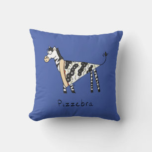 Cojín Decorativo Pizzebra Pizza Zebra Pillow