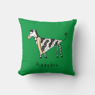 Cojín Decorativo Pizzebra Pizza Zebra Pillow