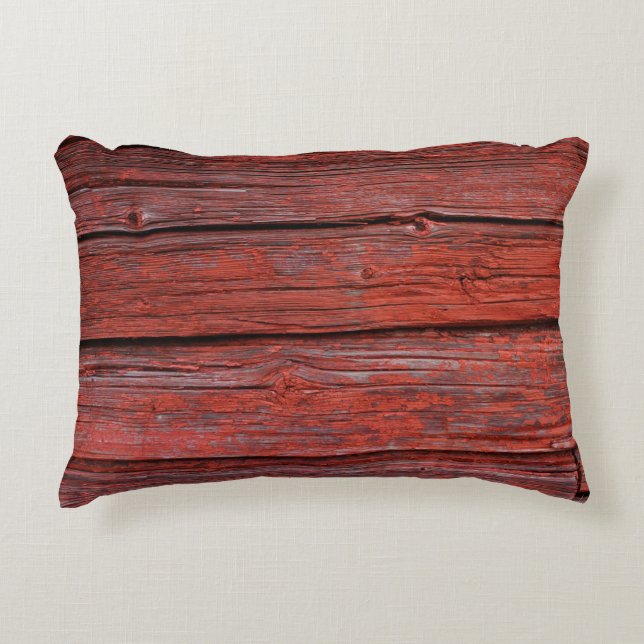 Cojín Decorativo Placa de madera marrón (Anverso)