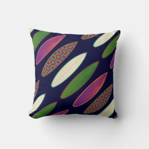 Cojín Decorativo Placas de surf en la decoración de Beach House