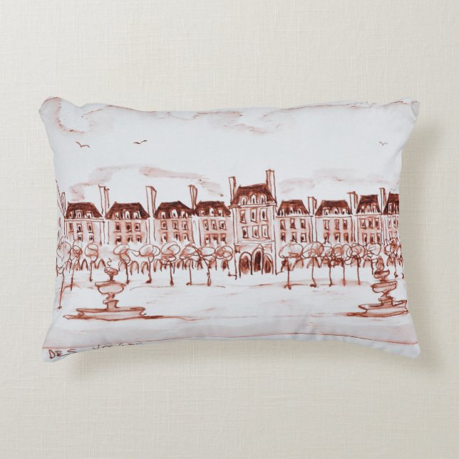 Cojín Decorativo Place des Vosges | Marais, París (Anverso)