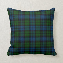 Cojín Decorativo Plaid Clan Campbell Ejército Red Green Check