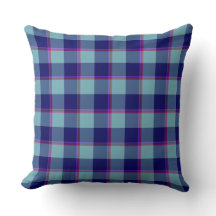 Plaid de azul Neptuno y Golfo