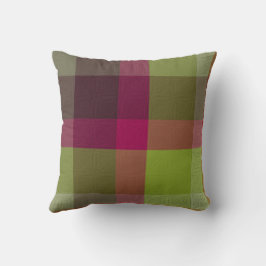 Cojín Decorativo Plaid With Pattern Throw Pillow