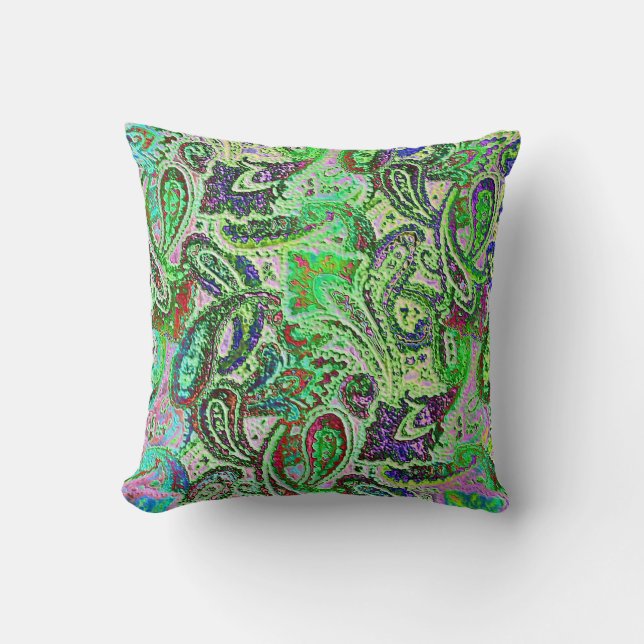 Cojín Decorativo Plain Paisley 1 (Anverso)