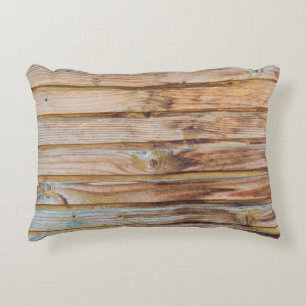 Cojín Decorativo Plancha De Madera Vintage Ligera En El Piso De Fon