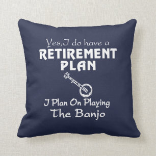 Cojín Decorativo ¡Planeo en tocar el banjo!