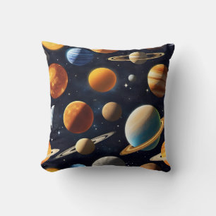 Cojín Decorativo Planes del espacio ultraterrestre 2