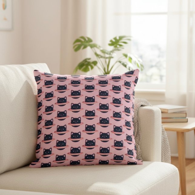 Cojín decorativo Planet Cat (Subido por el creador)