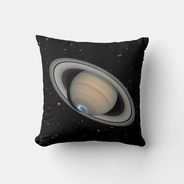 Cojín Decorativo Planet Saturn Starry Sky (Anverso)