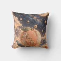 Planeta Floral de Melocotón Estrellas Doradas Nube